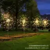 Luzes de Fogos de Artifício de Dente-de-leão Solares Luzes de Atmosfera para Paisagismo de Pátio Externo Luzes Decorativas para Gramado de Jardim