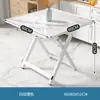 Mesa pequeña, mesa plegable, mesa de comedor, hogar, apartamento, casa de alquiler simple, puesto portátil al aire libre, mesa de comedor cuadrada