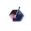 Estrela Descompressora Impressa em 3D Ilusão Ótica Dobrável Brinquedo Educativo Infantil Torre de Cenoura Poligonal Espiral Tridimensional Mesa