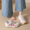 Ins estilo coreano zapatos nuevos para papá para mujer otoño 2026 estudiante deportivas para correr casuales versátiles suela gruesa para aumentar altura