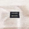 Tejido a mano Marca punto marca registrada tejido Marca marca de cuello de ropa marca tejida tela tejida marca principal de ropa marca lateral se puede hacer