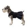 Vestido plisado de moda para perro con accesorio para correa para perros pequeños y medianos, ropa para mascotas para pasear a tu cachorro