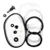 Kit de reparación de gato vertical para automóvil Anillo de sellado del tapón de aceite Retén de aceite Pistón pequeño de la bomba de aceite Fuga de aceite Tapa de almohadilla de aceite hidráulico
