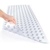 Alfombrilla de baño antideslizante, alfombrilla larga para ducha con agujero de drenaje, ventosa, alfombrilla de baño, alfombrilla de baño interior, alfombrilla de baño antideslizante, alfombrilla de baño