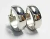 4*9 aretes planos esféricos de acero de titanio al por mayor aretes lisos de acero inoxidable aretes fáciles de abrochar para hombres y mujeres