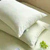 Fundas de almohada lavables seguras para bebés Clase A, juego de 2 piezas, color liso, fundas de almohada individuales engrosadas, un par para uso doméstico, fundas de almohada para dormitorio