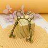 Ventas Directas de Fábrica Accesorios de Joyería de Aleación de Bronce Retro DIY Material de Joyería para Llaves Colgantes para Llaves 1 Paquete de 50 Piezas