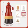 Venta al por mayor de Tarro de Moxibustión de Bianstone, Tarro de Gua Sha de Mano, Dispositivo de Moxibustión Tibio, Herramienta de Masaje para el Hogar, Caja de Moxibustión, Tarro de Loto Jiuzhen