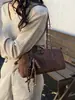 Nuevo Diseño de Nicho Textura Retro Bolso de Axila Gama Alta Gran Capacidad para Viajes Diarios Bolso de Mano Hombro Bolso Boston