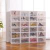 Caixa de Sapatos Transparente Espessa A6L Masculina e Feminina Doméstica de Plástico Armazenamento de Sapatos Simples Armário de Sapatos Multicamadas Sapateira