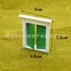 Mesa de Arena Materiales de Construcción Accesorios Casa Pequeña DIY Villa Castillo Ladrillo Pequeño Plastico Puertas y Ventanas