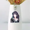 En Nombre de la Serie de Juegos Shine Fondo Blanco Acrílico Llavero Doble Cara Colgante para Mochila Soporte Mercancía Personalizable