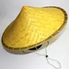 Sombrero de Lluvia, Sombrero de Bambú, Sombrero de Bambú Tejido de Ala Ancha, Sombrero de Sol de Atrezo para Hombre, Sombrero de Paja de Agricultor, Sombrero de Pesca Impermeable, Sombrero de Cubo