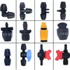 Sistema de riego automático, boquillas de nebulización, microaspersor, riego por goteo, accesorios de inserción en el suelo, conectores, aspersores para invernaderos, eliminación de polvo, accesorios de tres vías y tubos capilares