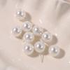 Aretes de Moda de Aguja de Plata Imitación, Aretes de Perla de Alto Brillo, Aretes DIY, Fiebre Coreana, Aretes Hechos a Mano, Venta al por Mayor de Aretes
