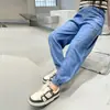 Pantalones Finos de Verano para Niñas, Estilo Nuevo, Holgados y Elegantes, para Niños Mayores, Pantalones Anchos de Seda Helada, Tencel, Mezclilla para Uso al Aire Libre