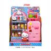 Serie Conejo Rosa de una palabra Refrigerador de Princesa Traje Lavadora de Cocina Caja Registradora Sonajero Juguetes de Juego para Niña
