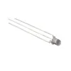 Luz Indicadora LED F3 Cabeça Redonda Vermelho-Verde Cor Dupla Ânodo/Cátodo Comum 3mm