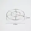 Rejilla de Acero Inoxidable para Cocinar al Vapor Seleccionada Cuidadosamente, Rejilla Comercial para Estofar con Separación de Agua, Trípode Redondo Sólido Engrosado para Ollas, Rejilla de Cocina al Vapor con Base Aislante de Calor