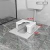 Vaso sanitário agachado trocado para cadeira de vaso sanitário de assento banquinho doméstico vaso sanitário agachado vaso sanitário dobrável assento simples banquinho para grávidas idosos atacado