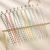 Fabricante transfronterizo de gafas con pequeñas cuentas de arroz, populares en Europa y América, con cadena colgante antideslizante y cordón para gafas de cristal de color sólido.