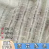 Rayas de Copo de Nieve 170G Nueva Fibra Sintética Hilo 21 Mezcla de Punto de Poliéster Tejido Fluido para Camisetas Básicas, Tops, Pantalones y Vestidos