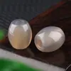 Cuentas de Agujero Grande Ágata Cristalina Jade Cuentas Barril Agujero Grande Cuentas Sueltas 16x18mm Diámetro del Agujero 5mm Accesorios para Joyería