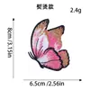 Fornecimento Exclusivo Transfronteiriço de Patches Bordados de Borboleta Degradê para Roupas, Bolsas, Sapatos e Chapéus, Patches de Decoração DIY, Amostra Grátis Disponível