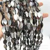 Concha natural prato preto concha amor retangular e outras formas geométricas contas soltas semiacabado diy acessórios de joias artesanais
