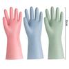Luvas de Borracha, Látex, para Lavar Roupas, Lavar Louça, Impermeáveis, para Tarefas Domésticas, Borracha de Limpeza de Cozinha Feminina, Duráveis, Antiderrapantes