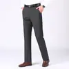 Pantalones Casuales de Lino para Hombre 2026 Verano Delgados Sueltos Pierna Recta Pantalones de Vestir tipo Papá Pantalones Largos de Tencel para Hombre
