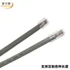 Cable telefónico plano de cobre libre de oxígeno de 6 hilos 28AWG RJ12 6P6C con conector de cristal extendido cable de conexión de señal terminado