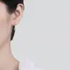 Pendientes de Caracola para Mujer Plata de Ley 925 Estilo Ins Europeo y Americano Aro de Oreja de Caracola de Moda Tendencia Personalizados Joyería de Oreja de Alta Gama Elegante
