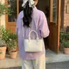 Bolsa de Balde Trançada Nova da Primavera de 2026 Bolsa Transversal Fashion Bolsa de Ombro Bolsa de Mão Estilo Coreano Feminina