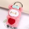 Lana Acabado Tejido Llavero Colgante Muñeca Pequeña Lindo Oso Dibujos Animados Pequeño Colgante Bolsa Pequeños Accesorios