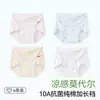 Roupa íntima feminina, tecido modal, coleção de verão, seda gelo grau A, para meninas em fase de desenvolvimento, disponível em tamanhos para bebês, meninas pequenas e meninas mais velhas, calcinha biquíni