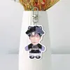 Zhou Keyu Acrílico Blanco Llavero de Doble Cara Soporte para Ventilador Colgante para Bolsa Colgante para Mochila Artículos de Celebridad Diseño Personalizado