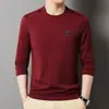 Sudadera con Capucha de Manga Larga y Cuello Redondo Estampada para Hombre 2026 Otoño Nuevo Estilo Casual Simple Cómodo para Hombres Capa Base