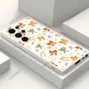 Capa de Celular Colorida Popular com Laço de Fita Transfronteiriça para Samsung S24 Ultra, Estilo Japonês e Coreano Capa de Silicone de Cobertura Total S25