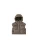 Yibao Ropa para Niños Chaleco Acolchado con Capucha para Niños Otoño e Invierno Chaleco Exterior Chaleco para Niños Invierno Dupont Tres Pruebas
