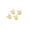 Color de Preservación de Oro de 14K Cuentas Ping An Joya Cuerno de Dragón Cuentas Sueltas Pulsera de Hilo DIY Hecha a Mano Collar Material de Joyería Accesorios