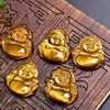 Fabricantes Atacam no Atacado um Grande Número de Pingentes de Buda de Pedra Olho de Tigre, Vários Pingentes de Jade, Ornamentos de Pedra Olho de Tigre e Joias