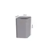 Cubo de Basura para el Hogar Baño Inodoro Sala de Estar Cocina Dormitorio Gran Capacidad Redondo Cuadrado Papelera Cubo de Basura para Grietas