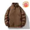 Jaqueta Masculina de Algodão 2026 Inverno Novo Estilo Masculino Aconchegante Quente Solta Tamanho Grande Casual Capuz Removível Casaco Masculino de Algodão
