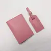 Porta-boletos Sencillo y Versátil Más Vendido Transfronterizo, Bolso Multifuncional para Pasaporte de Cuero PU, Etiqueta para Equipaje, Juego de Regalo, Venta Directa de Fábrica