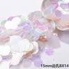 Lentejuelas Escama de Pez Redondas de Borde Redondeado de 8/15/25 mm Materiales Hechos a Mano DIY Vestido de Novia Vestido Ropa para Niños Lentejuelas