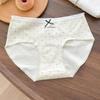 9389 Roupa Íntima Simples Retrô para Menina Pura e Confortável para Bebê Xinjiang Algodão Classe A Amigável à Pele Calça Comprida com Forro de Algodão 10A