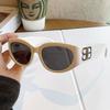 Nuevas Gafas de Sol Populares Europeas y Americanas 2025 para Mujer de Gama Alta Versátiles Moda Doble B Polarizadas Ojo de Gato Tendencia