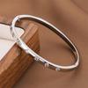 Comercio exterior transfronterizo AliExpress pulsera de acero de titanio anillo de circón femenino pulsera de acero de titanio moda coreana pulsera de lujo ligero de alta gama