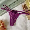 Fabricantes de calcinhas fornecimento por atacado calcinhas femininas pequenas de renda sexy com laço 8706